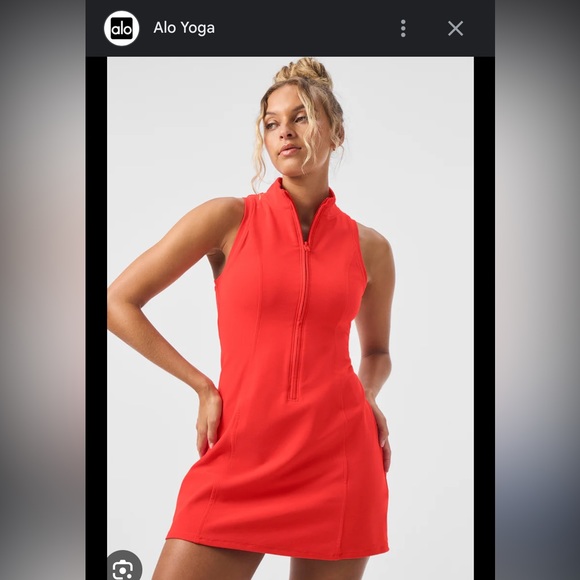 Alo Yoga 1/2 Zip Dress - Picture 8 of 9